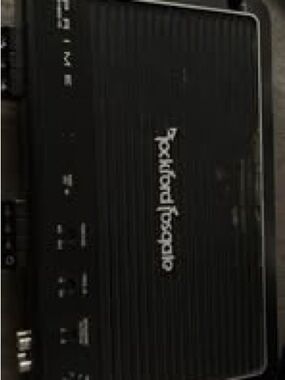 Rockford Fosgate Black Ribbed Car Amplifier